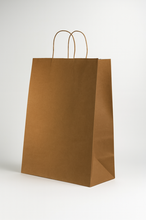 Premium Farbige Papiertüten mit TWISTED Griff (M size)