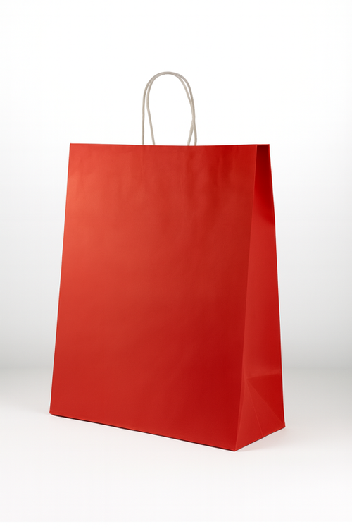 Premium Farbige Papiertüten mit TWISTED Griff (M size)